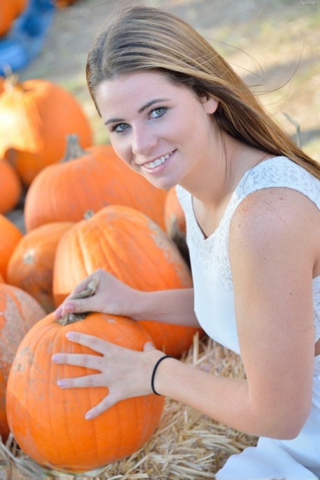 Sweet young adult girl flashes numerous no panty upskirts in public places