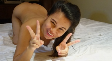 Petite Thai girl fucks a visiting intimacy tourist from a POV perspective