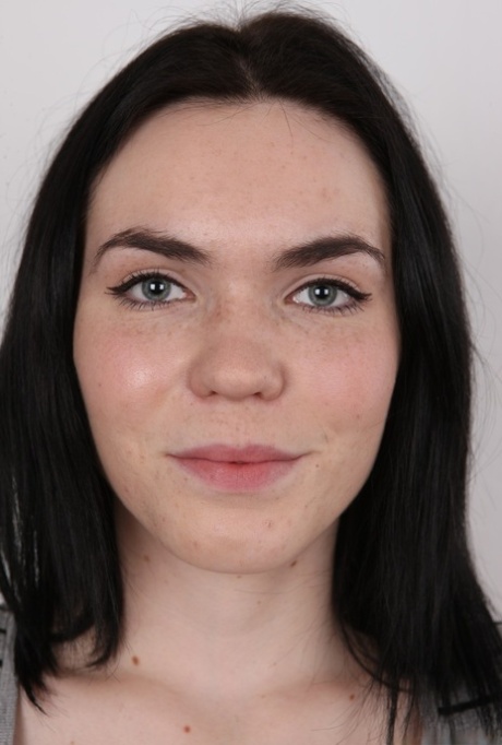 Authentic Petra has perky breasts and huge nipples photographed for a casting call