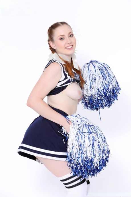 Young adult cheerleader Arietta Adams gets nailed in an interracial gangbang