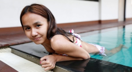 Sweet authentic Asian babe Puy B undresses and gets dicked hard in POV