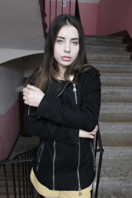 Cute girlfriend Regina Rich gets boned by her boyfriend on the dining table