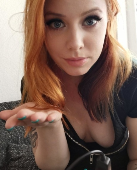 Alluring authentic babe Kirajameson posing in her kinky solo compilation