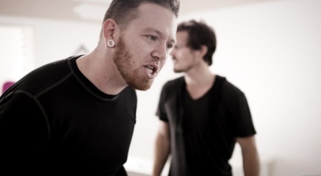 Attractive housewife Candice Dare gets her twat banged by two guys to get a creampie