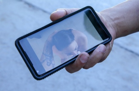 First timer Melanie Hicks doffs black miniskirt before a explicit passionate