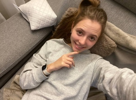 Cute young girl Katya Sun poses her numerous non-nude self shots