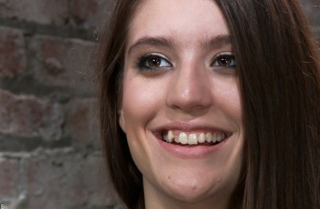 Small titted Zarena Summers gets restrained & gangbanged in the dungeon