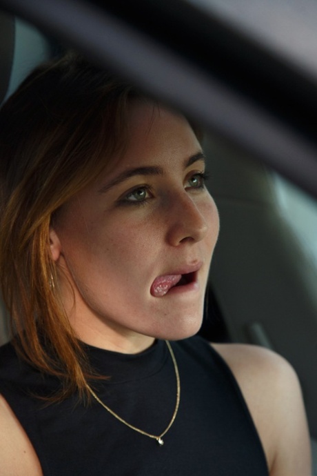 Gorgeous babe Bea Wolf teases in a skimpy dress that bares her perky attractive curves