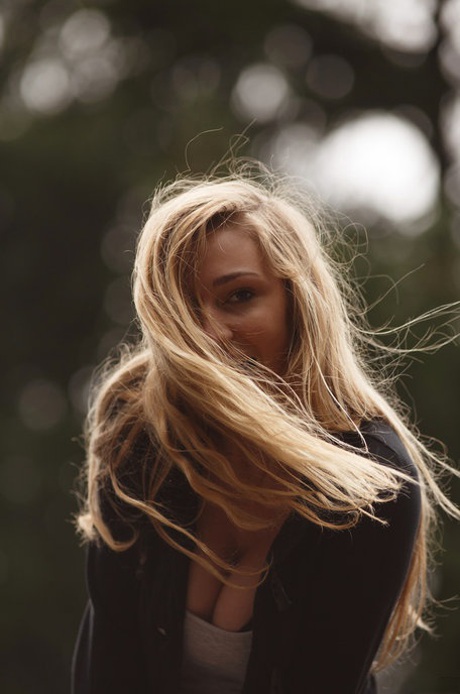 Babe Kendra teasing in alluring outfits in public before getting natural in her room