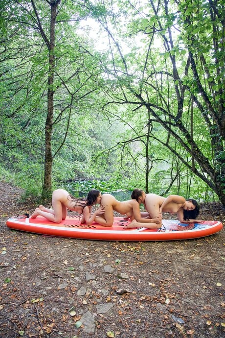 Club Sweethearts featuring Amelia Ost, Dakota Doll, Sumiko Smile Adult content Images