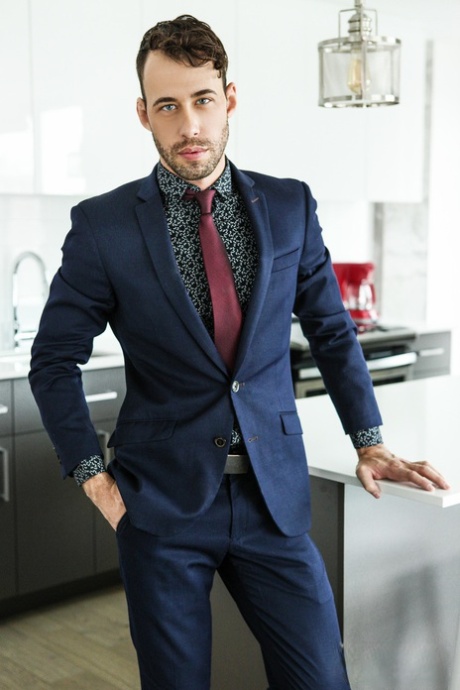 Hairy men Brandon Jones and Teddy Torres suck manhood before anal intimacy