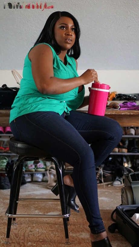 Ebony pornstar Maserati ADULT with huge knockers is perfect partner for intimacy