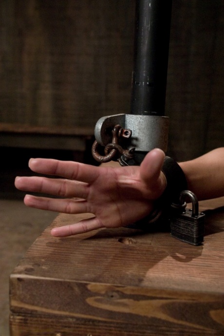 Dark haired chick India Summer gets a mouthful of sperm after intimacy in dungeon