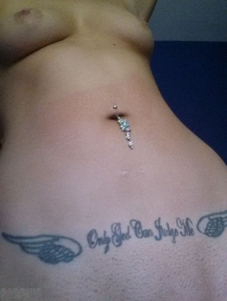 Authentic chick with long black hair Sabrina Sins takes artistic selfies