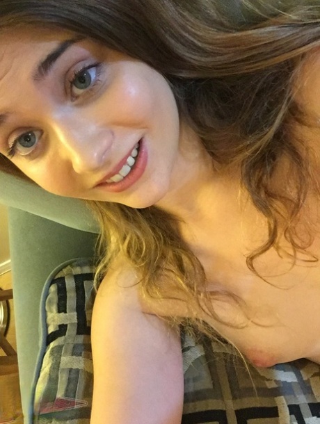 Petite young adult Ariel Mc Gwire makes her artistic modeling debut in bathroom selfies