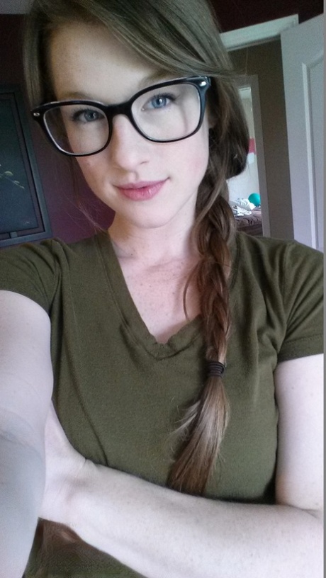 Solo girl Gemma Minx takes selfies in various states of undress