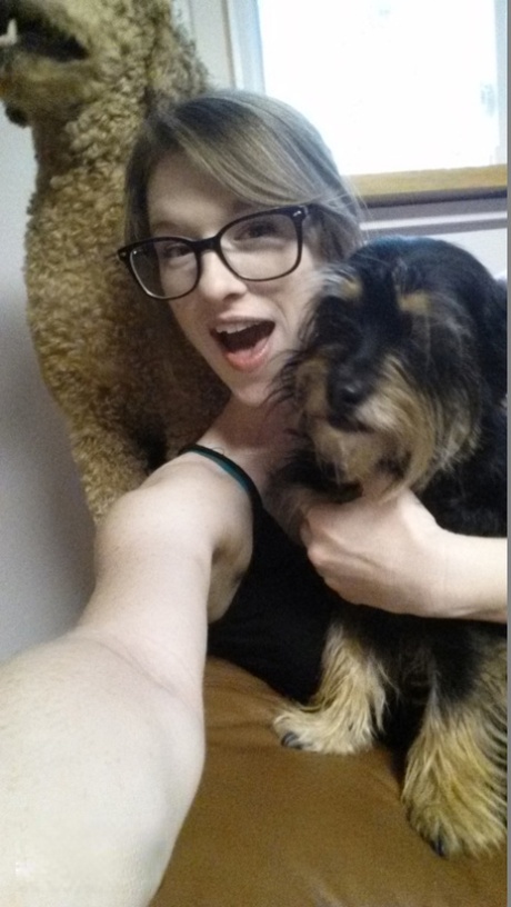 Solo girl Gemma Minx takes selfies in various states of undress