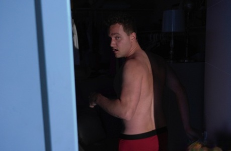 Hot wife Nicolette Shea teases with her big tits before fucking a tied up guy